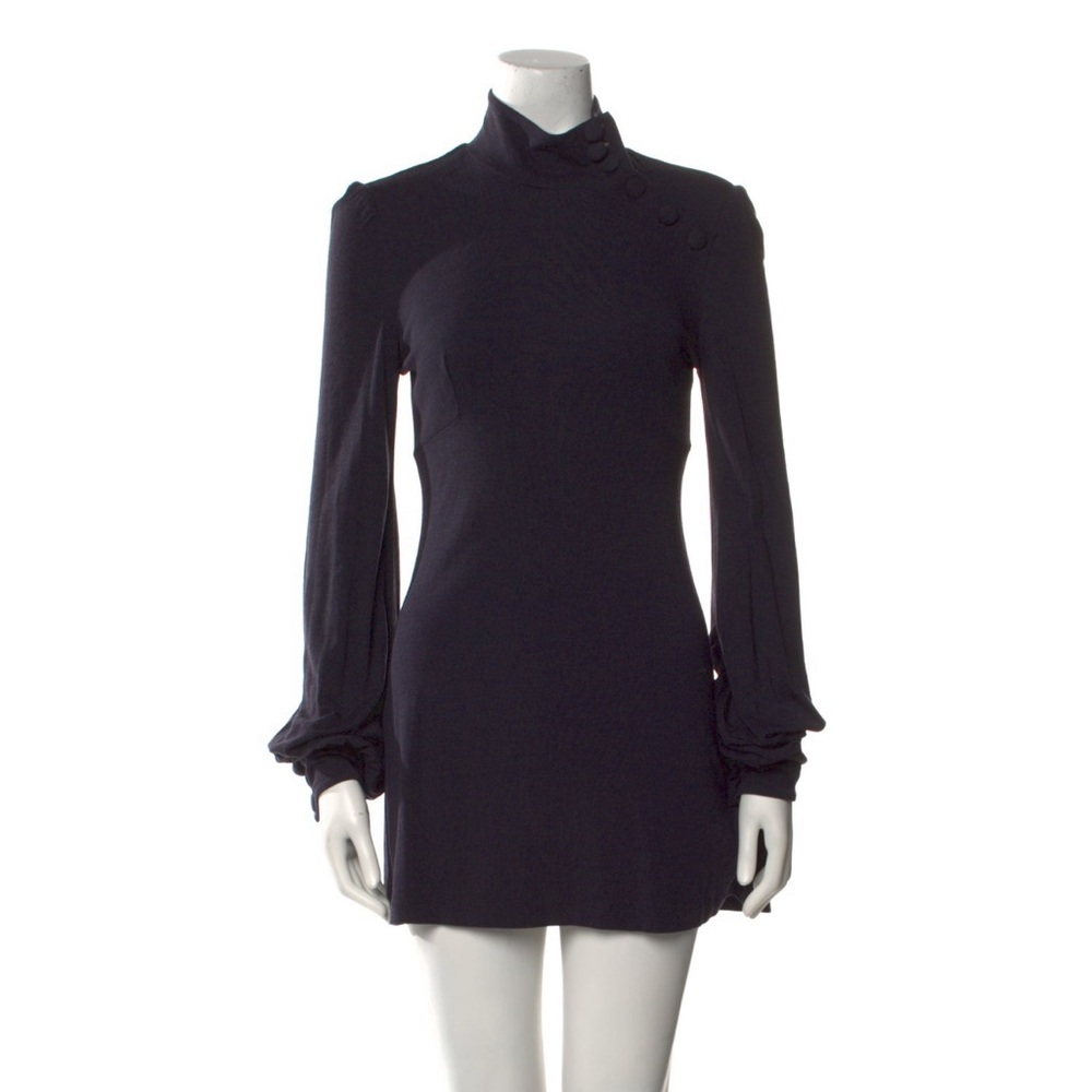 Jill Stuart Black Long Sleeve Dress